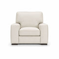 aria armchair in cognac top grain leather floor