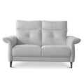 diva sofa in white top grain leather new