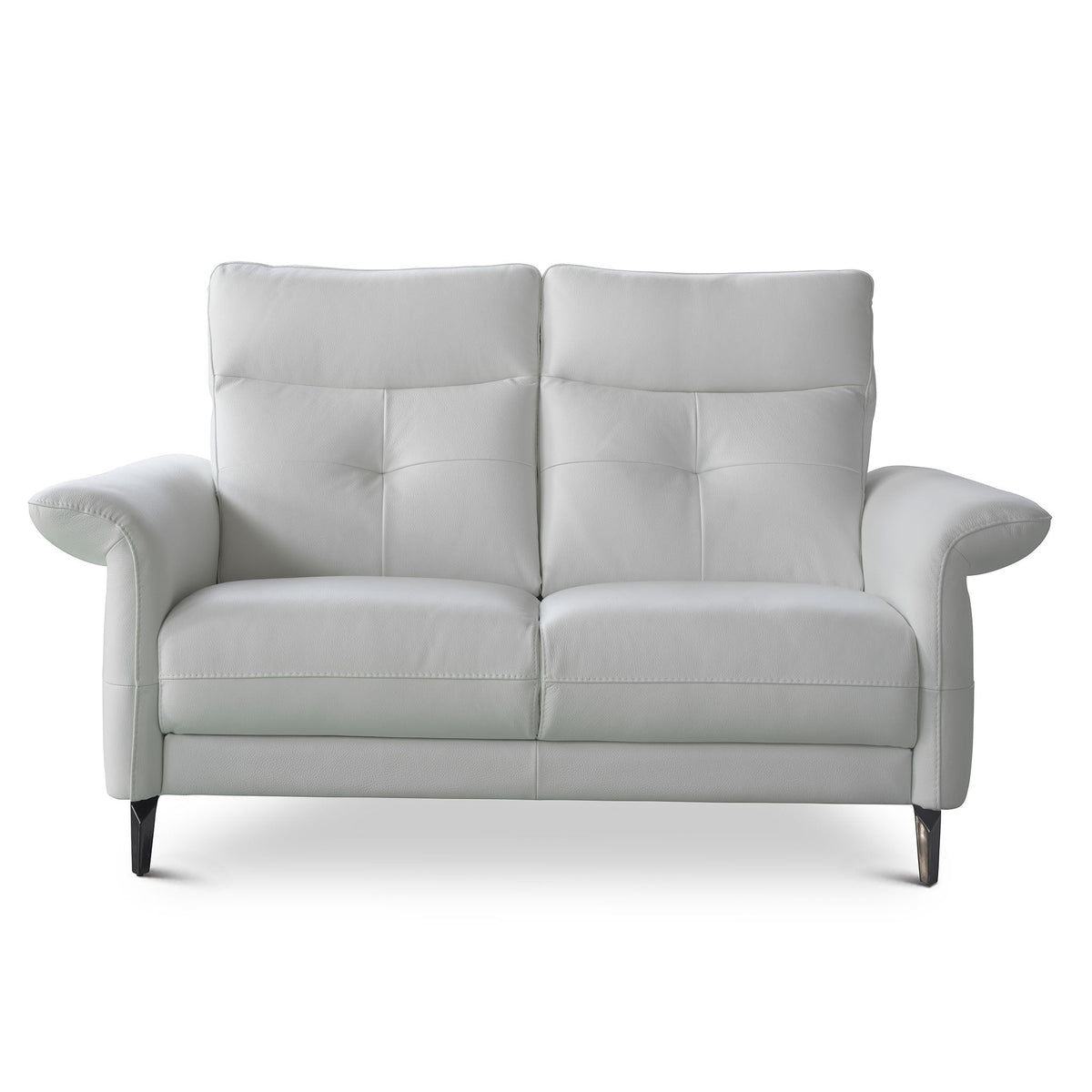 diva sofa in white top grain leather new