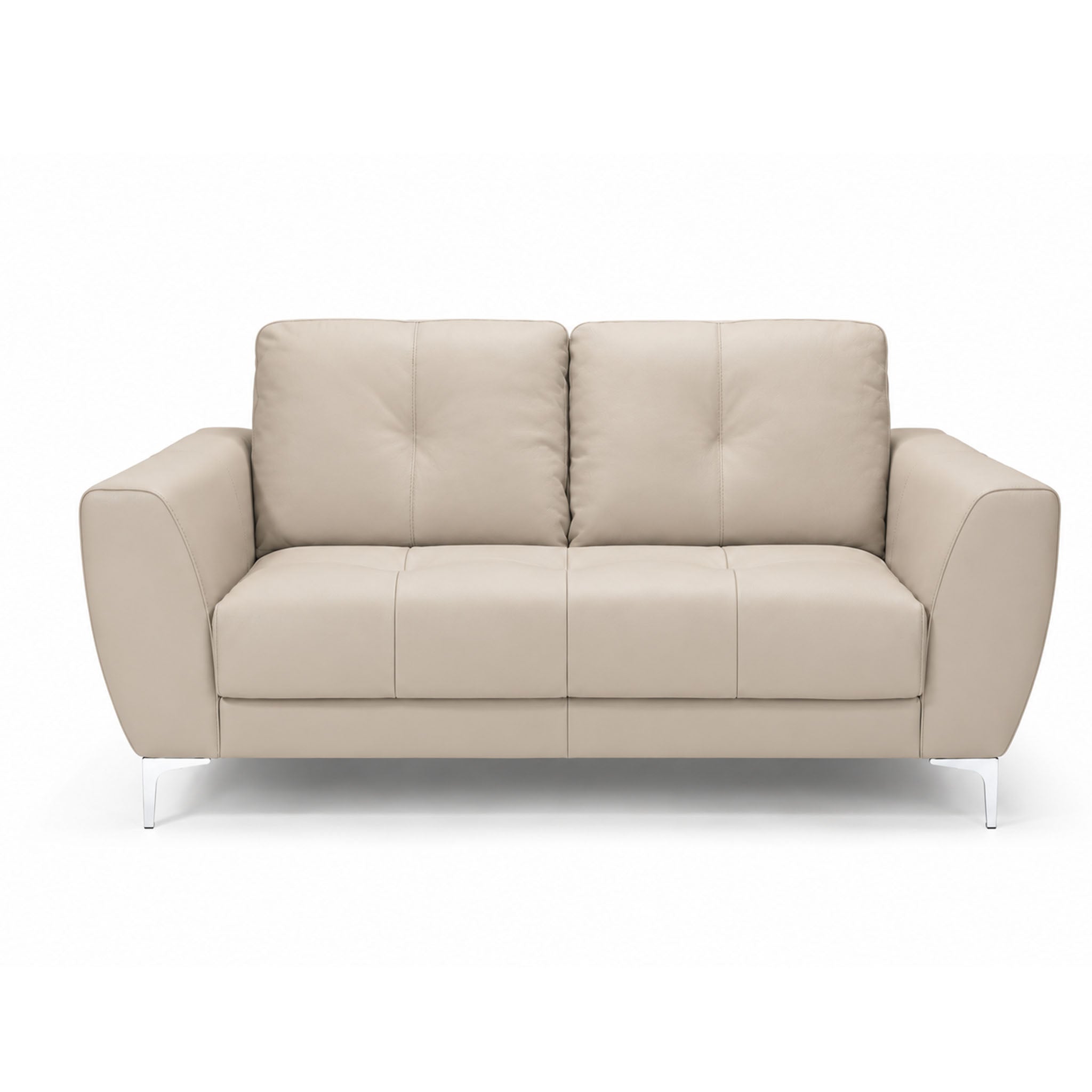 casanova loveseat in beige top grain leather floor