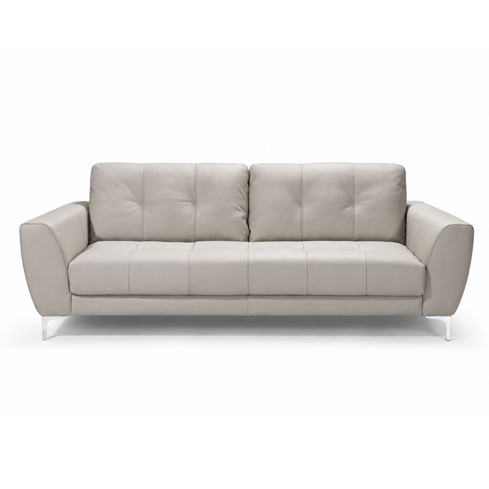 casanova sofa in grey top grain leather floor