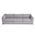 brooklyn sofa in grey upholstery floor